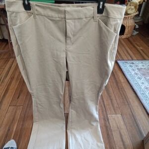 Old Navy Tan High-Rise Pants